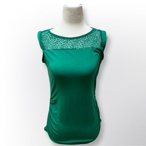 New York & Company Green Sleeveless Top | Size XS